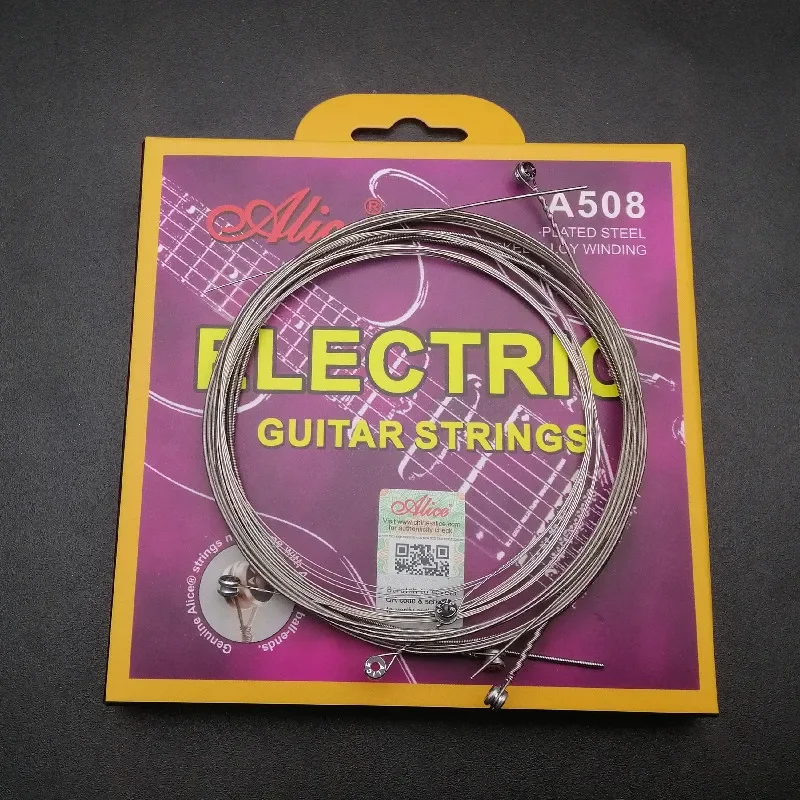 

10Sets Alice A508 Electric Guitar Strings Super Light Steel Nickel Alloy Durable Wound Guitarra String
