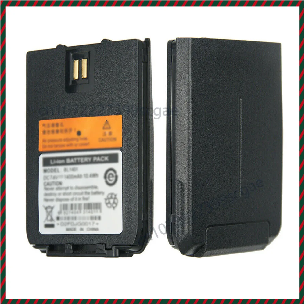 2PC 1400mAh BL1401 Replacement Battery for Hytera X1e X1P X1pi-U1 Two Way Radio