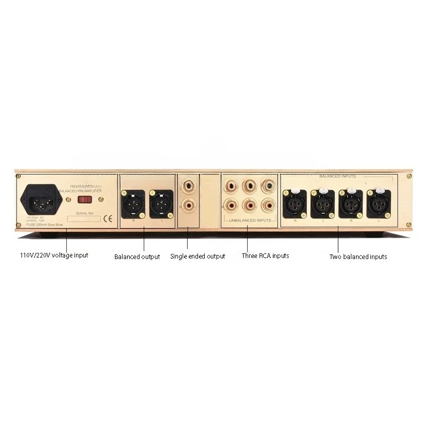 

FM255 Heating Stage Preamplifier, Fully Balanced High Fidelity Preamplifier