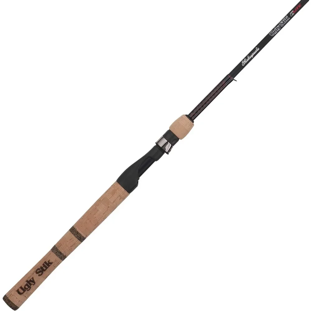 

6’6” Elite Spinning Rod, Two Piece Spinning Rod, 6-14lb Line Rating, Medium Rod Power, Extra Fast Action