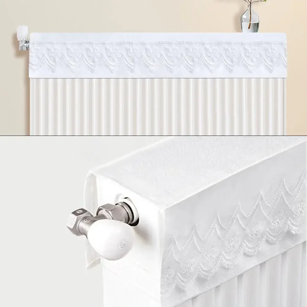 

Lace Radiator Dust Cover Stylish Washable Breathable Dust Cover For Home Radiators Easy Clean Household Dust Cover