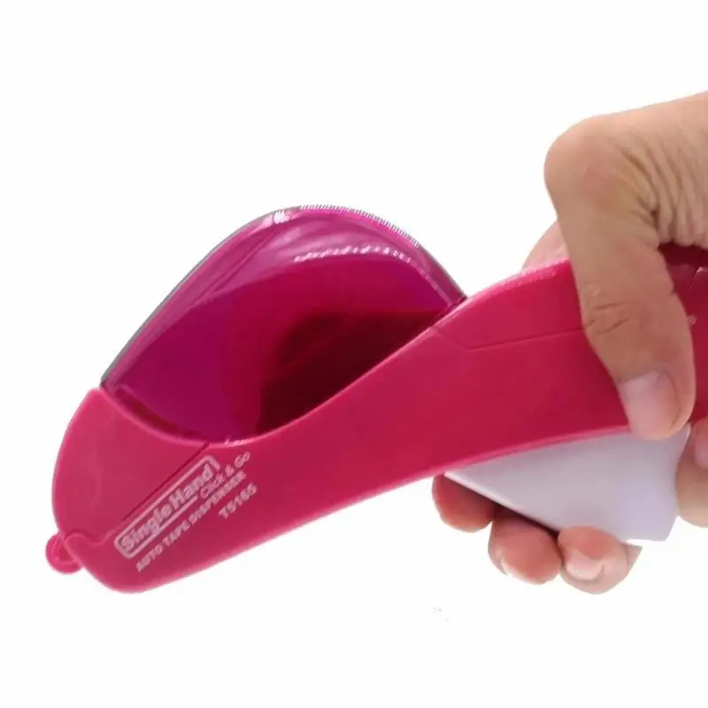 1 Pcs Automatic Tape Dispenser Hand-held One Press Cutter For Gift Wrapping Scrap booking Book Cover