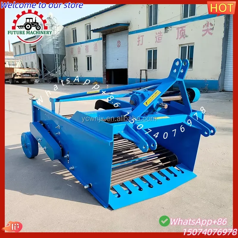2026 Mini Potato Harvester PTO Driven Potato Digger Walking Tractor Sweet Potato Peanut Garlic Harvest Machine