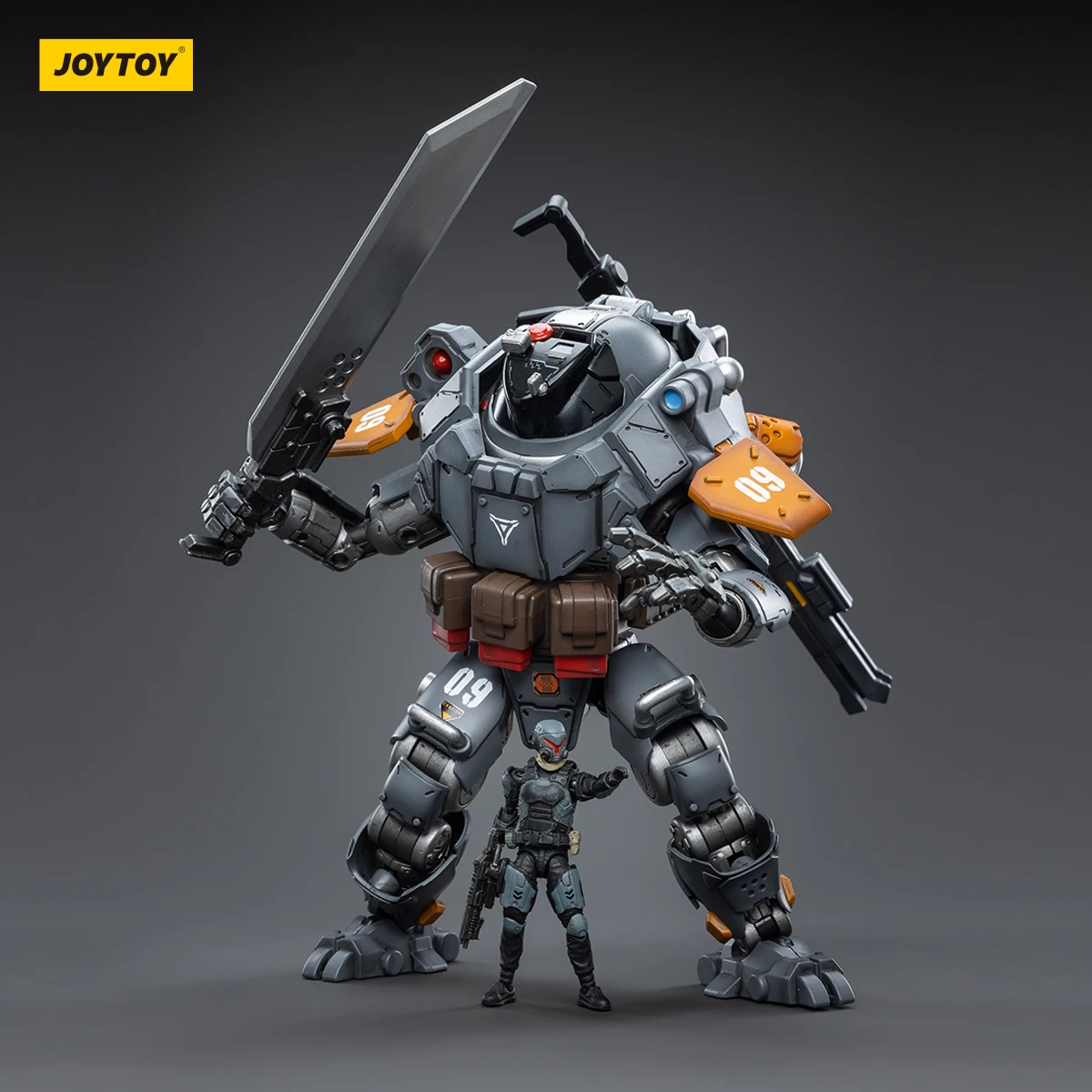 JOYTOY 1/25 Action Figure Mecha Iron Wrecker 09 Combat Mecha Collection Model Toys Birthday Gifts Free Shipping