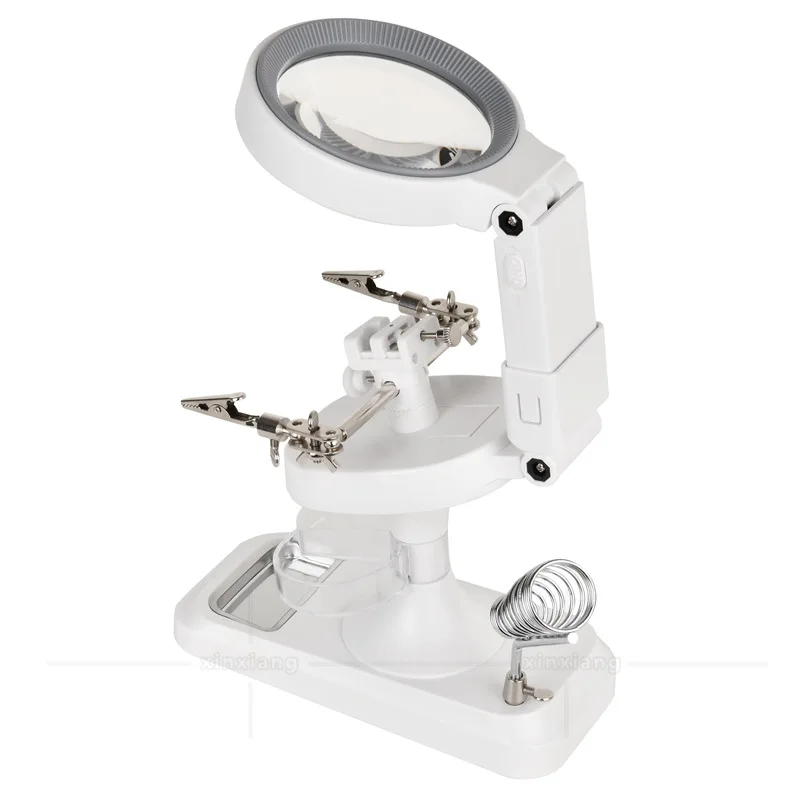 Desktop Handheld 32Led Light 5X 10X Magnifying Glass