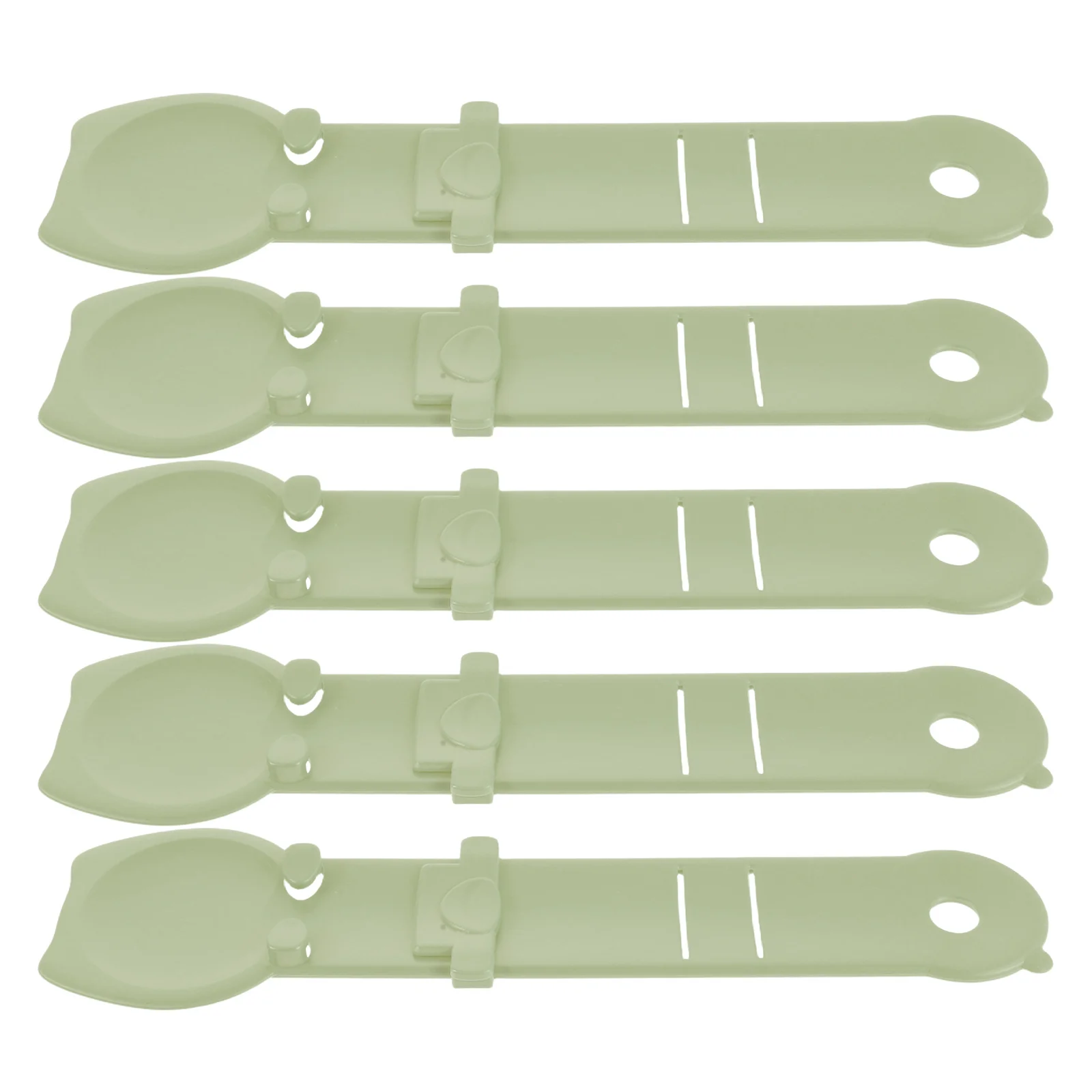 

5Pcs Cat Treat Squeeze Spoon Set 9.6in Plastic Feeding Tool Ergonomic Design Easy Clean Portable Dispenser for Wet Food Puree