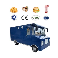 New Food Trailers Fully Equipped Food Truck Fast Food Cart Coffee Ice Cream Mobile Kitchen Food Truck for Sell