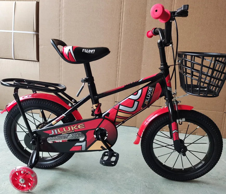 

Factory Produces 12-inch, 14-inch, 16-inch, And 20-inch Children's Bicycles With Training Wheels.