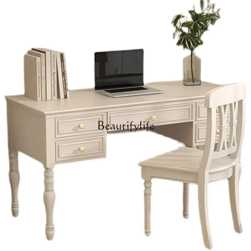 LS 51 مكتب بسيط وحديث وخفيف الوزن وطاولة مكياج منزلية صغيرة