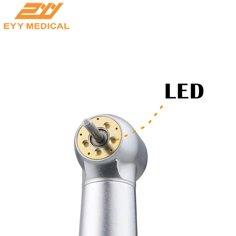 Dental Dentistry 5 Led High Speed Handpiece Shadowless 2 Hole 4 Hole E-generator Hand Piece 5 Water Spray Dentistry Equiment