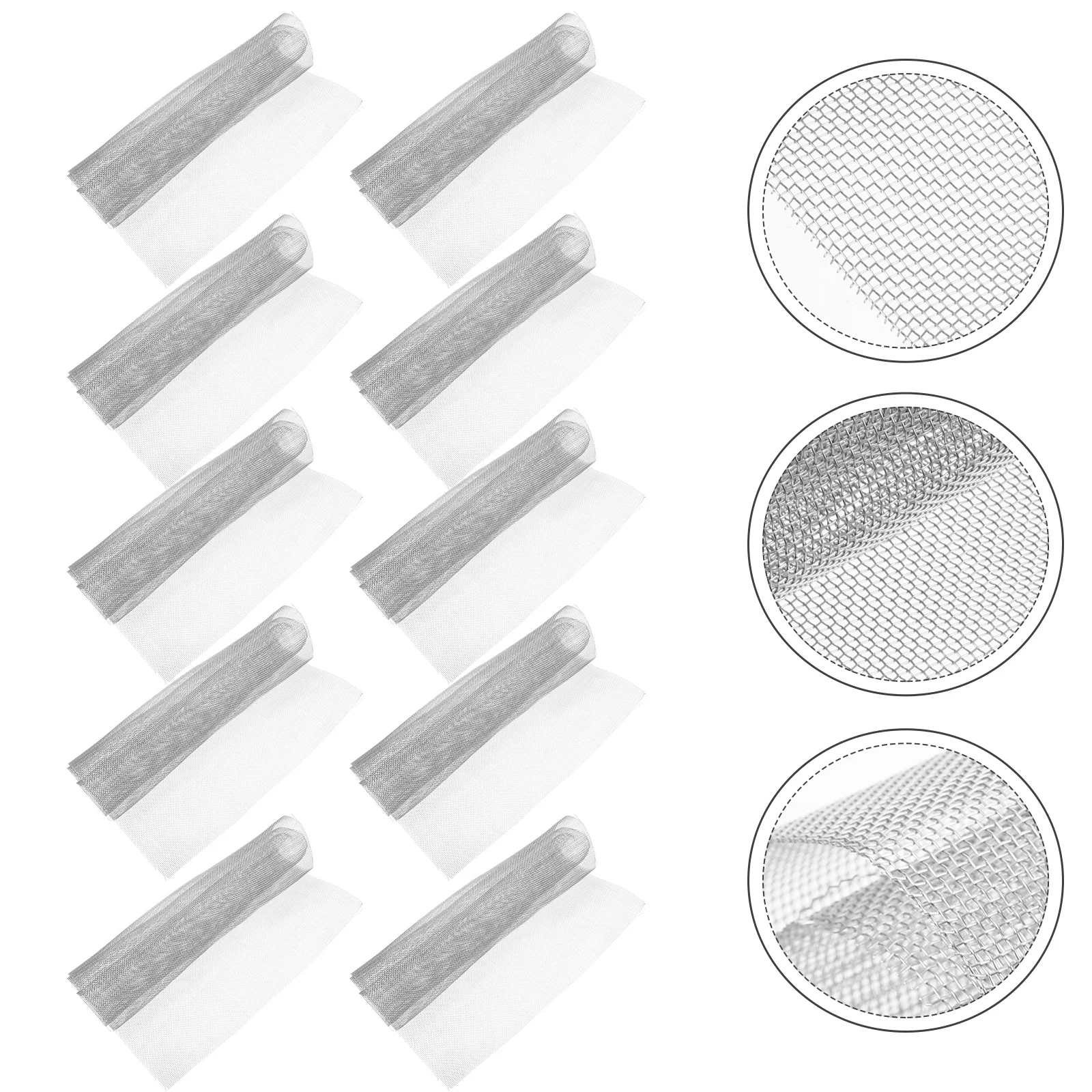 Sieve Stainless Steel Fine Woven Wire Mesh Roll Screen Panel Chicken Shutter Door Curtain Rv Protector