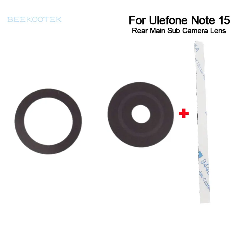 Original New Ulefone Note 15 Back Camera Lens Rear Main Sub Camera Lens Glass Cover For Ulefone Note 15 Smart Phone