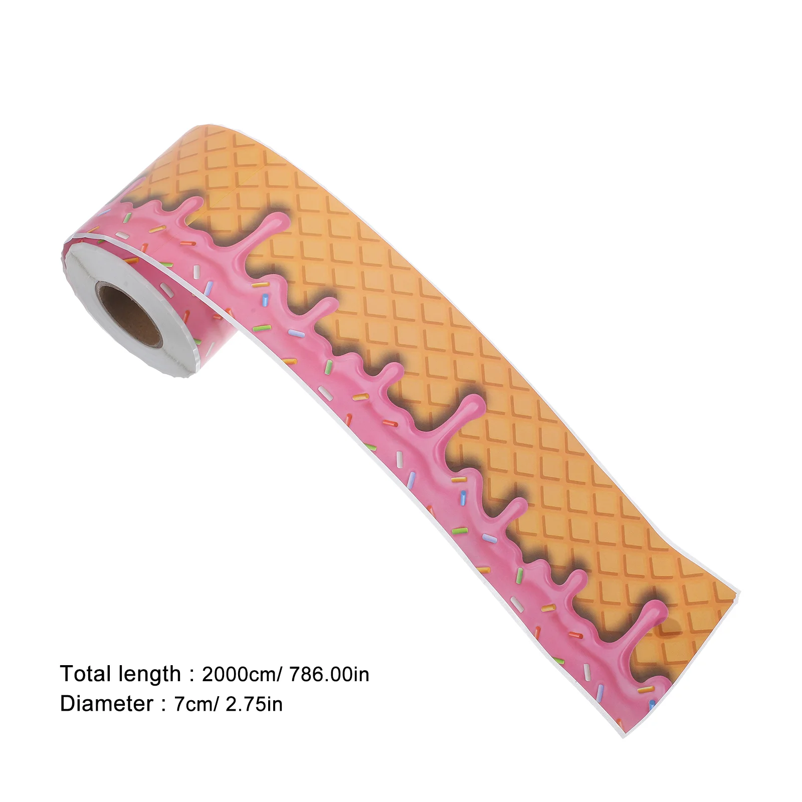 Bulletin Board Decoration Ice Cream Border Sticker Blackboard Stickers Poster Decal