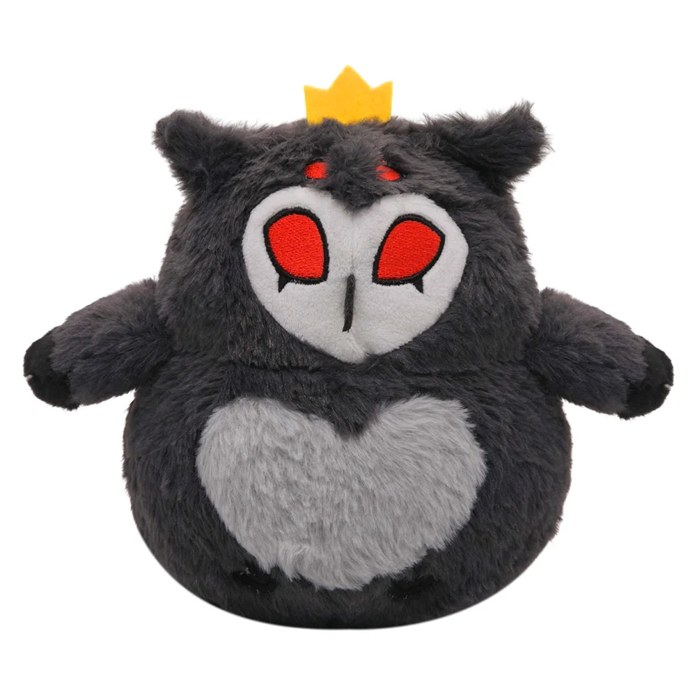 28CM Stolas Goetia Dress Up Bird Demon Plush Toys Cartoon Helluva Cosplay Boss Soft Stuffed Child Mascot Birthday Xmas Plushine