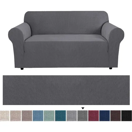 Bogda Honey comb Pattern Stretch Lastıklı Flexible Seat Sofa Case 3 Personality Dark Gray