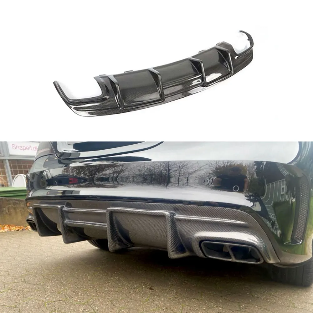 

Car Rear Bumper Diffuser Lip Spoiler Body Kit Accessories for Mercedes Benz CLA Class W117 C117 Sport CLA45 AMG 2013-2019