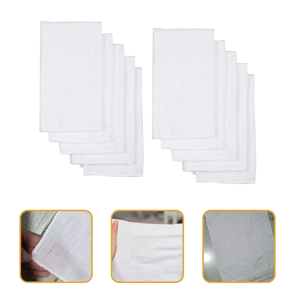 

10 Pcs Burp Wipes Foldable Baby Diapers Nappy Inserts Liner Washable Cotton Cloths Outing