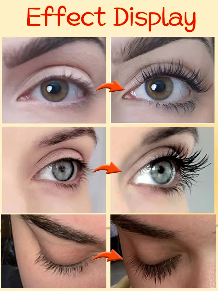 Soro de crescimento rápido de cílios, 7 dias, natural, intensificador de sobrancelha, mais longo, mais grosso, tratamento nutritivo, produto de cuidados com os olhos