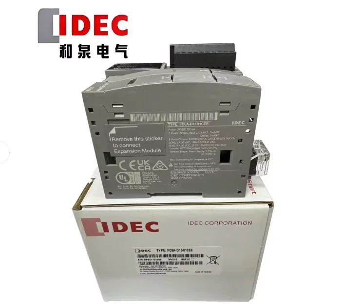 Original IDEC and Quan Electric PLC Programmable Controller FC6A-D16R1CEE FC6A-D16P1CEE