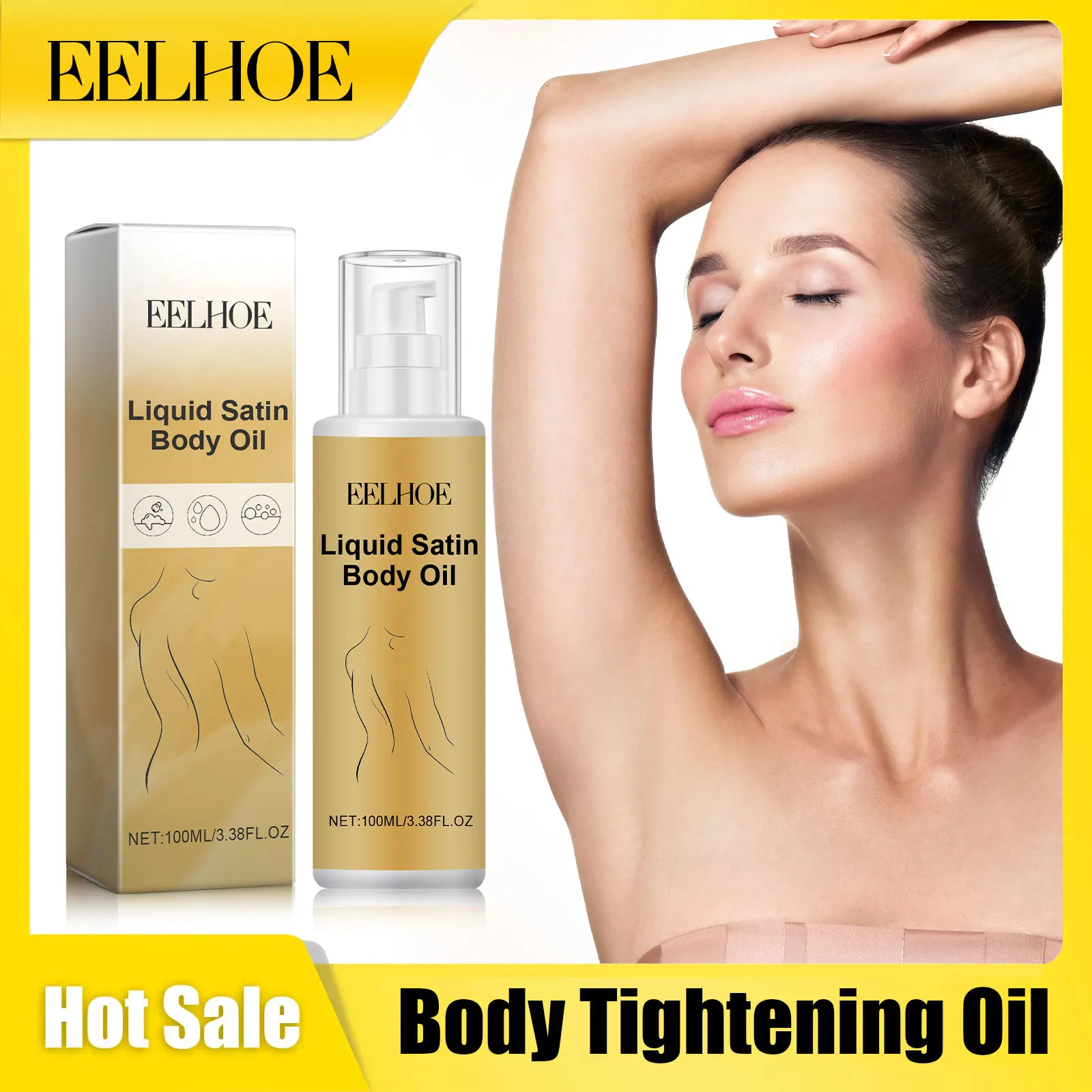 

EELHOE Body Tightening Oil Deep Hydration Improve Relaxation Brighten Skin Enhance Elasticity Reduce Fine Lines Body Nourish Oil