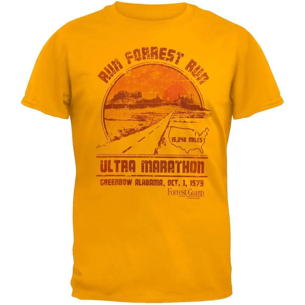 Forrest Gump Movie Merch Ultra Marathon T Shirt Run Forest