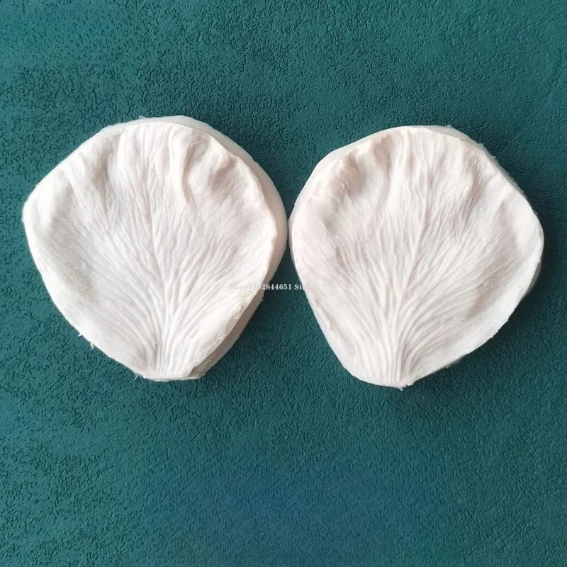 Petal Texture Pressing Mold Silicone Mold Peony/rose Leaf Shape DIY Handcrafted Clay Flower Carving/cake-shaped Decorative Mold - Image 3