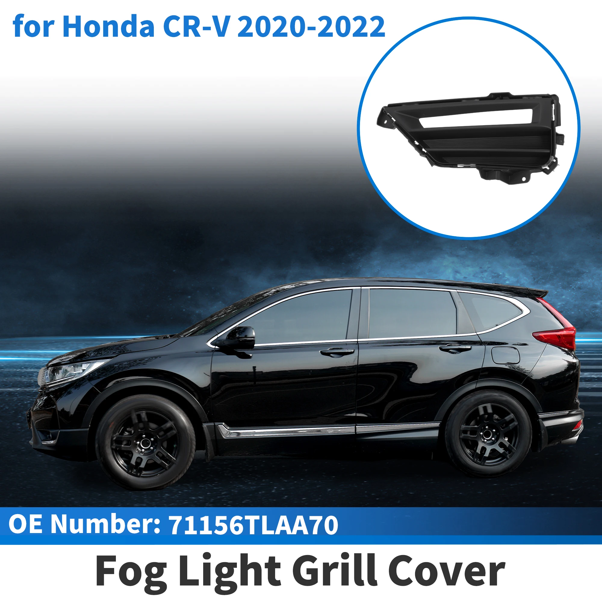 

UXCELL Front Left Fog Light Grill No.71156TLAA70 for Honda CR-V 2020-2022