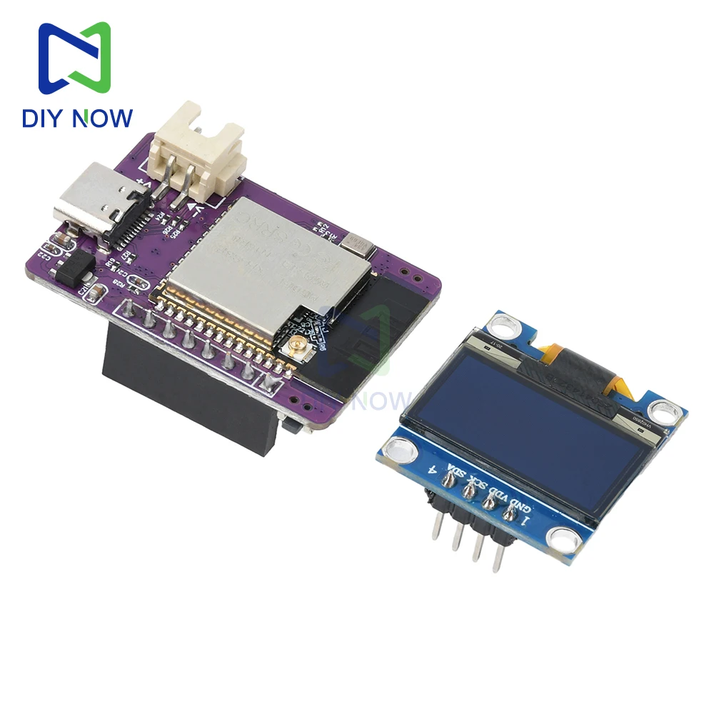 ESP ESP32 S3 N16R8 مجلس التنمية Xiaozhi AI وحدة روبوت الحوار الصوتي مع شاشة OLED 0.96 بوصة واجهة من النوع c