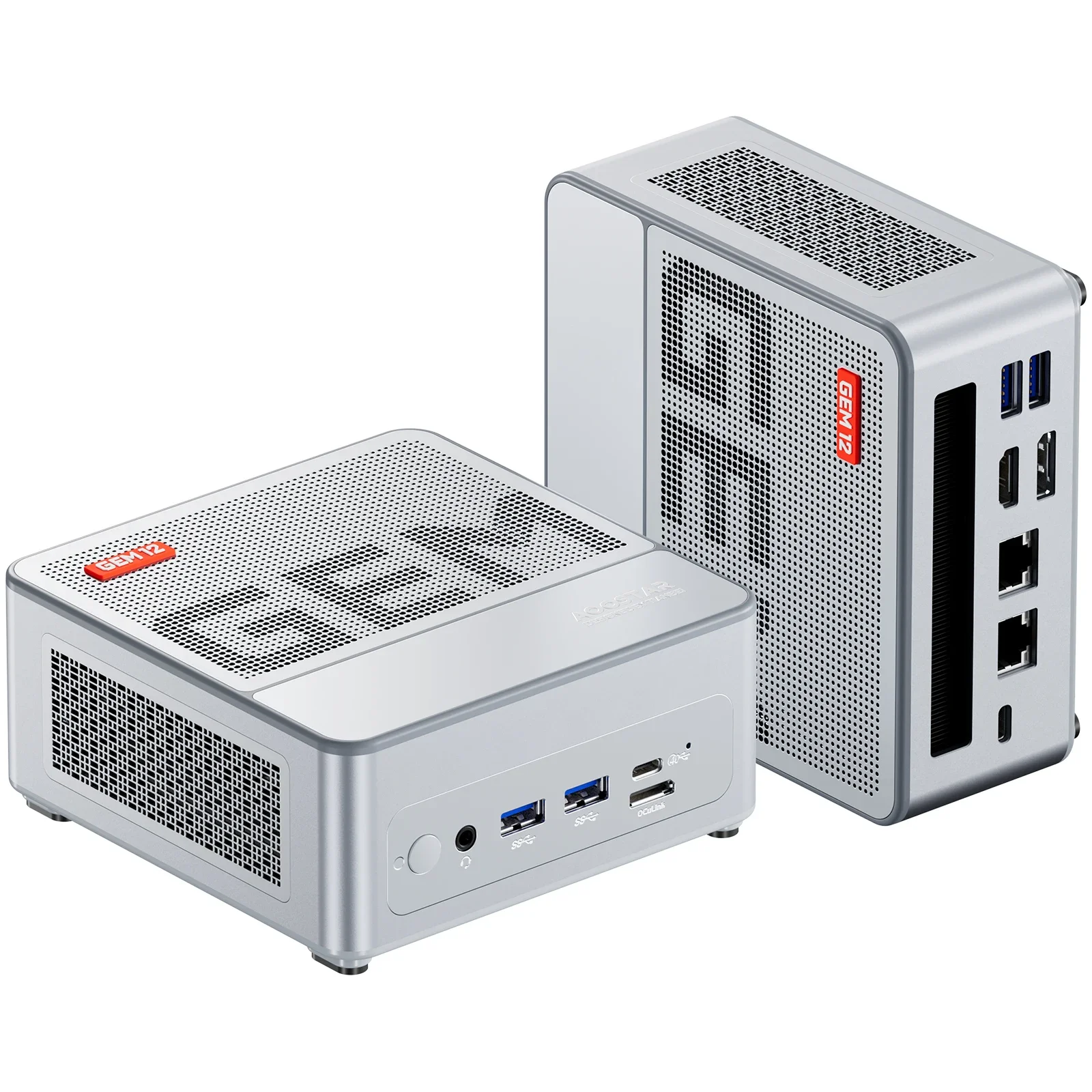SZBOX GEM12 Ryzen 7 7840HS 8845HS R9 6900HX كمبيوتر صغير DDR5 PCie4.0 NVMe SSD Wifi6 BT5.2 4K Windows 11 سطح المكتب كمبيوتر ألعاب صغير