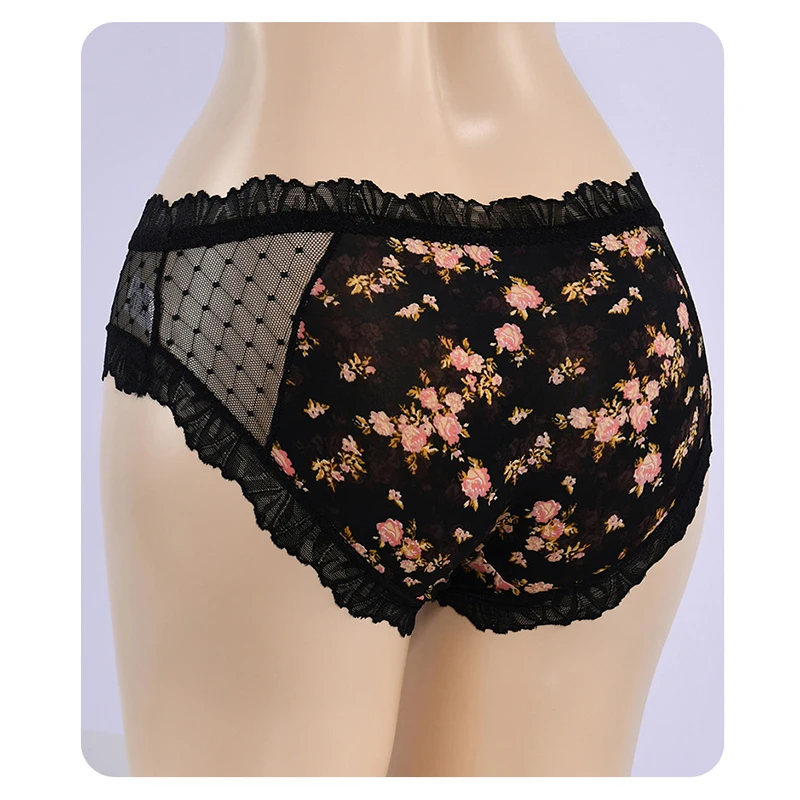 Sexy sissy pouch calcinha dos homens cuecas de biquíni de renda g-string thongs roupa interior cuecas moda renda malha linge sexy pantie