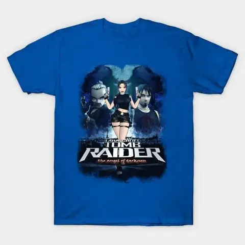 Tomb Raider: Angel Of Darkness T-Shirt, Video Game Promo Shirt For Unisex