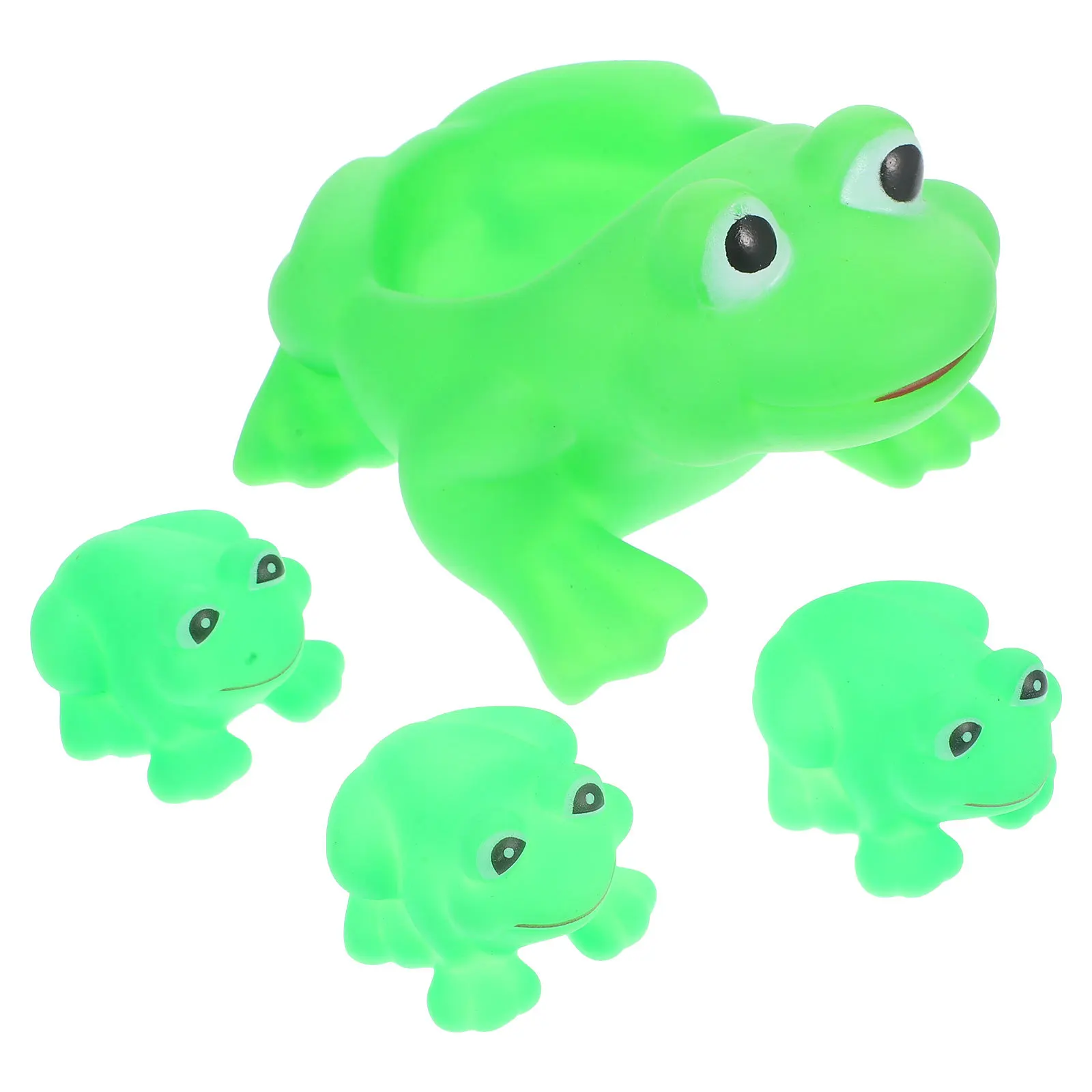 4Pcs Adorable Bath Time Set Promotes Parent-Child Bonding Fun Imaginative Play Frog Toy Frog Party Favors