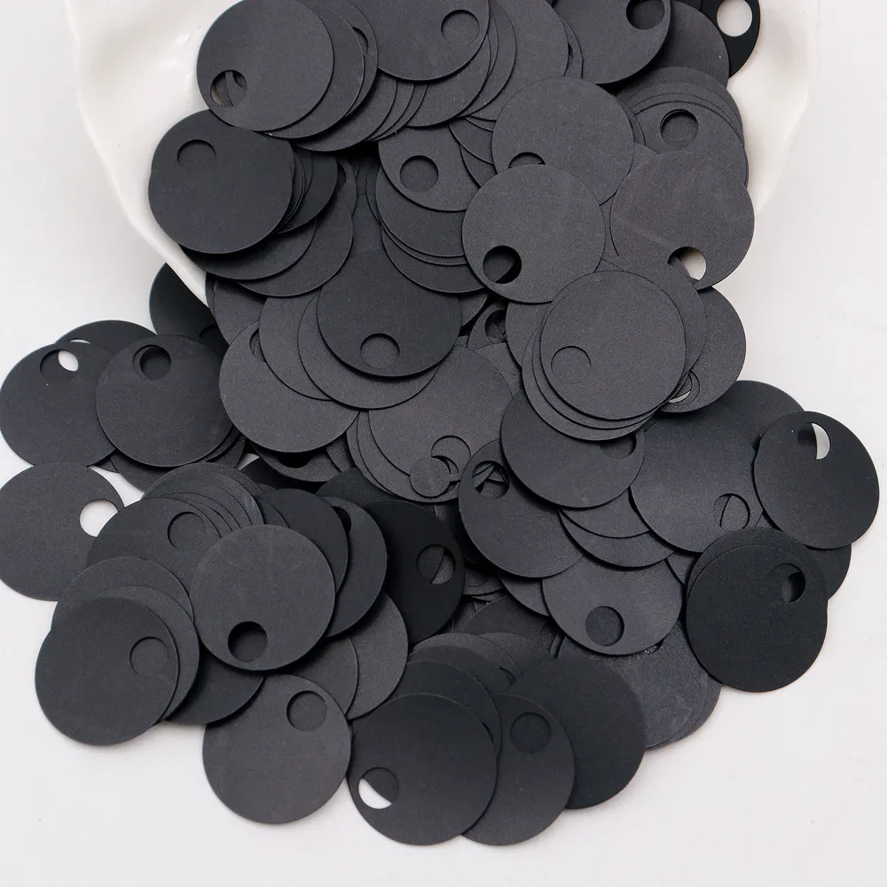 Große 2cm Flache Runde Pailletten 20mm Lose Pailletten für DIY Stickerei Kleidung Taschen Schmuckherstellung – Detail 17