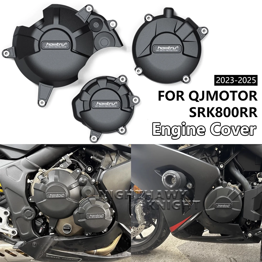 

For QJMOTOR SRK800RR SRK 800RR srk800 rr 2023 2024 2025 Motorcycle Accessories Nylon Engine Cover Engine Fall Protective Cover