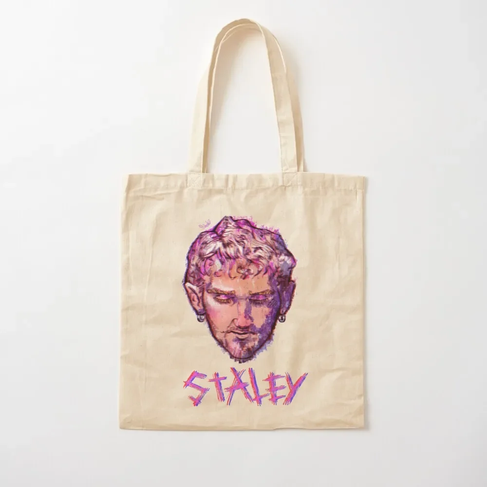 Layne Staley Tote Bag Tote Bag Tas Tangan Wanita Estetika Tas Pantai Tote Bag Layar