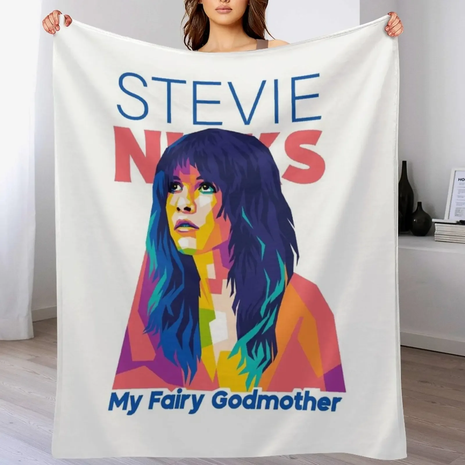 

Stevie Nicks Is My Fairy Godmother Throw Blanket for babies Bed Soft Beds Luxury Throw Blankets