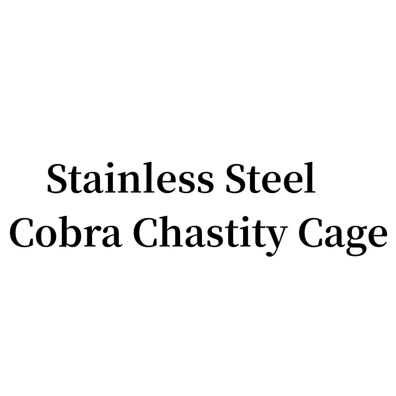 Metal Cobra Cock Cage Male Chastity Cage Device Round Arc Penis Ring Stainless Steel Chastity Belt Adult Men\'s Erotic Sex Toys