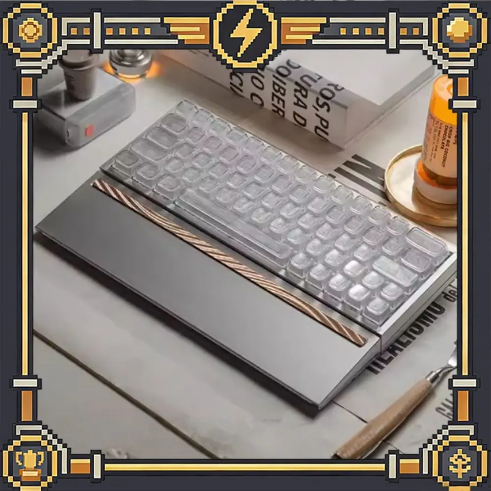 

Клавиатура EAZSOO x IPI ESU63 с быстрой заменой переключателей, алюминиевая, магнитная, с эффектом Hall, задержка 0.03 мс, карбоновое волокно, настраиваемая, 8K Polling, CNC-обработка