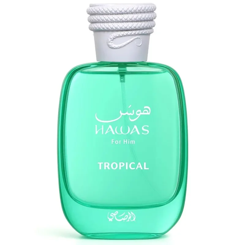 RASASI Hawas Tropical Eau De Parfum Spray رائحة طويلة الأمد صب أوم رذاذ عطر عربي أصلي ملاحظات عطرية بحرية