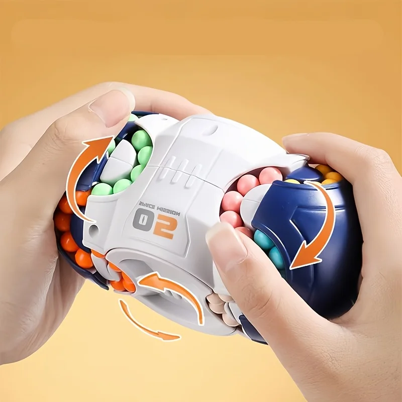 Ośmiokątna obrotowa kostka magiczna, zabawka antystresowa, układanka logiczna, zabawka do ćwiczeń palców, zabawka dekompresyjna, zabawka do redukcji stresu.