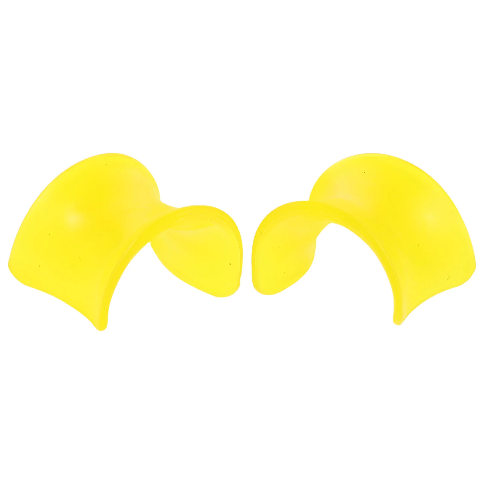 

1Pair Kids Piano Finger Trainer Large Light Yellow Hand Corrector Guzheng Practice Tool Beginner Finger Flexibility