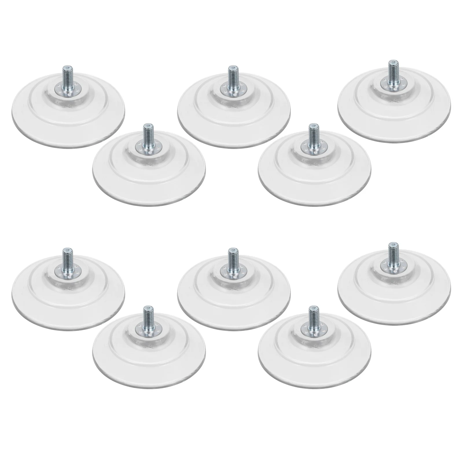 

10 Sets Glass Suction Holder Clear Cup Adhesive Mechanical Bathroom Pads Wall Cups