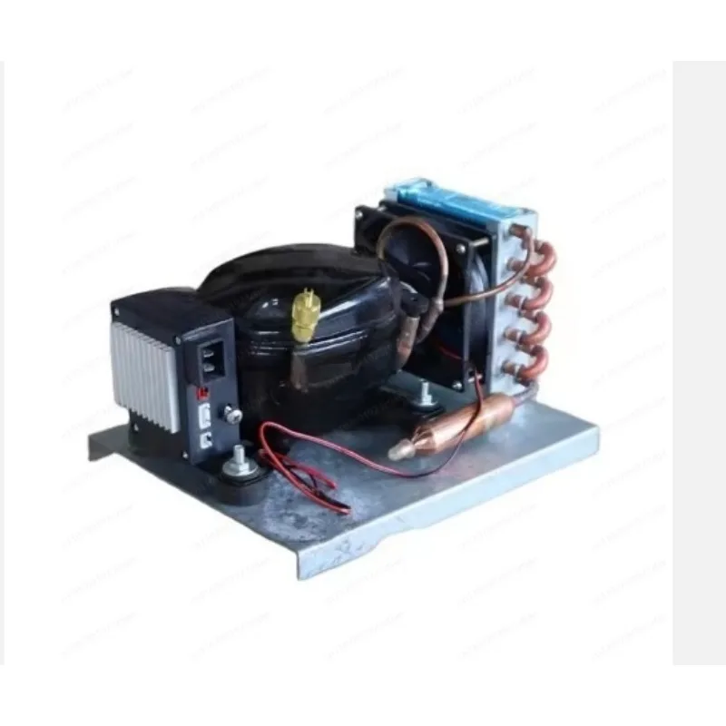 

SS BD35HC DC compressor condensing unit Micro refrigeration unit Air-cooled refrigerator unit R134a12V24V