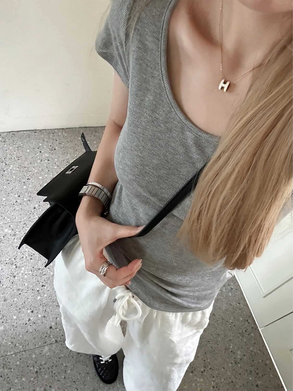 

Женская футболка приталенного кроя ort Sve с большим воротником, весна 20225, повседневный топ из смеси хлопка, круглый базовый цветной топ