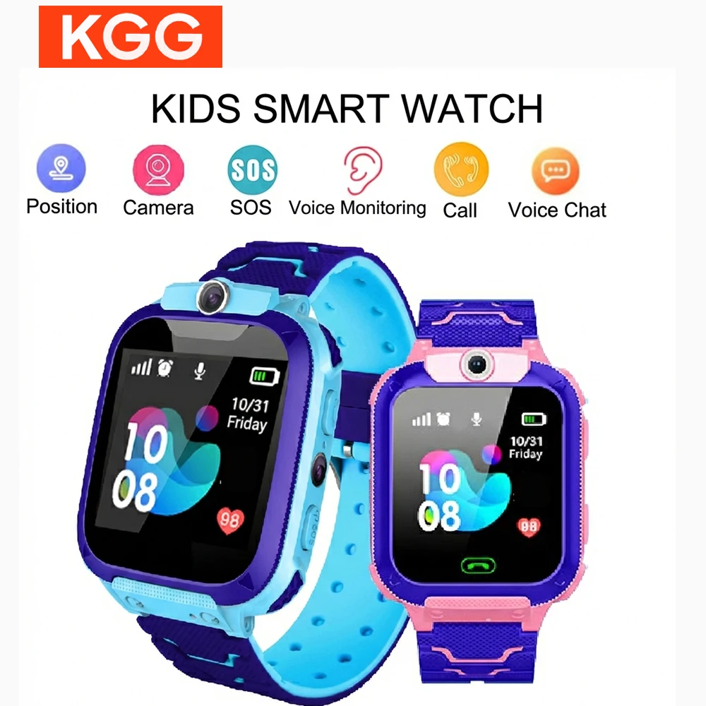 

Детские умные часы Q12 с функцией SOS, голосовыми вызовами, камерой, поддержкой 2G SIM-карты, LBS-позиционированием, водонепроницаемые, смарт-часы для детей.