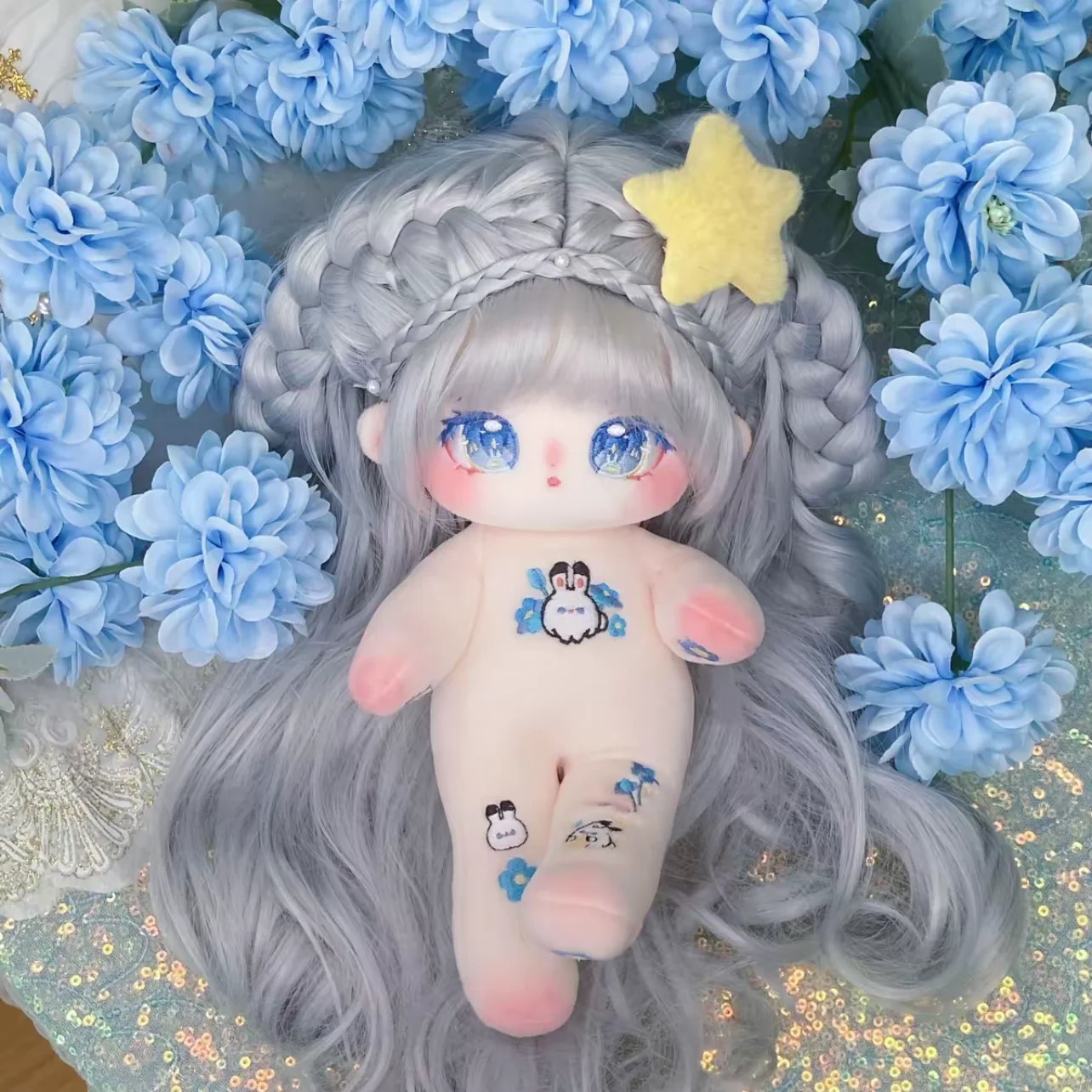 25 cm Love and Deepspace Caleb Xavier Sylus Körper mit Skelett gefüllte Plüschtiere Plüsch Baumwolle Puppenkleidung Kissen Anime Spielzeug Kinder