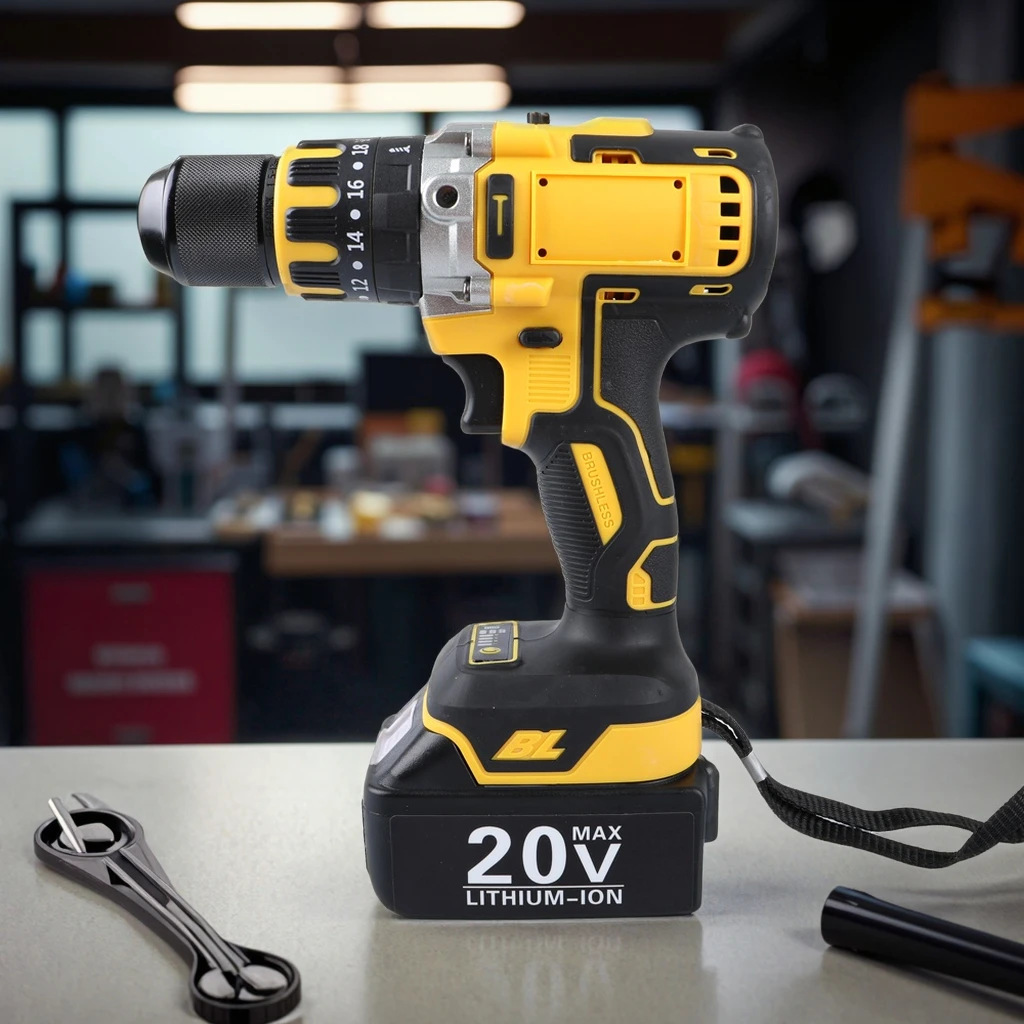 

2025Convenient & Efficient Cordless Electric Wrench High Torque Lightweight Easy-to-Use Portable Impact Wrench