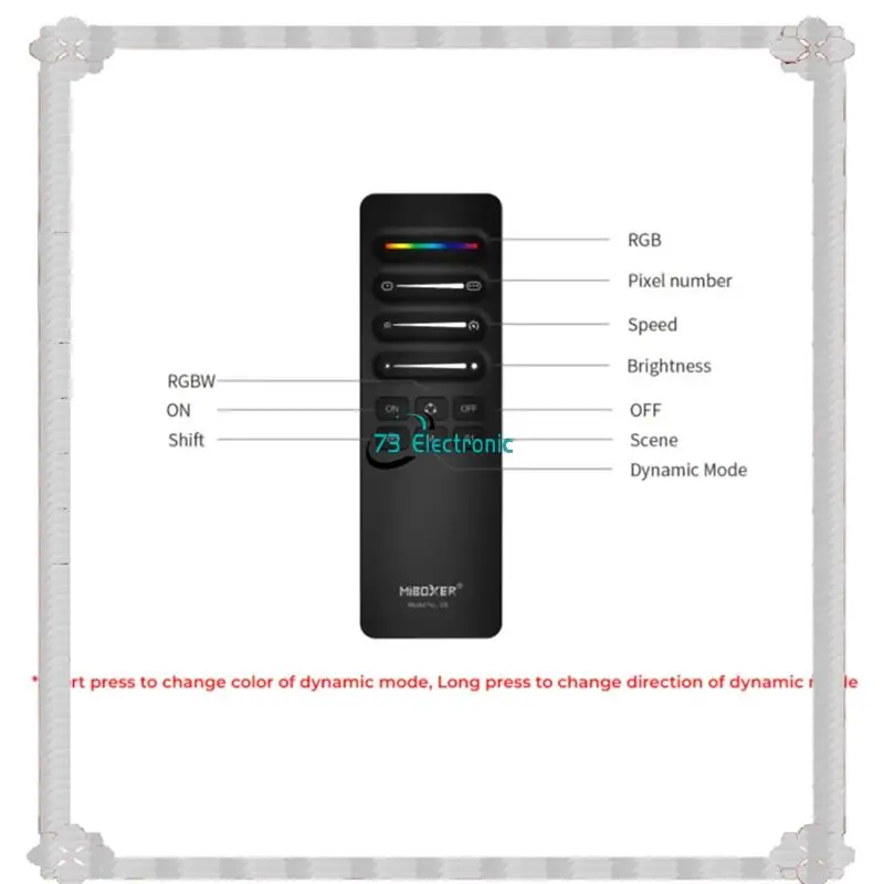 24-Hour Delivery Miboxer 2.4G RF Wireless Remote Controller Brightness Adjustable Lighting Color Temperature RGB+CCT Magnetic Mo