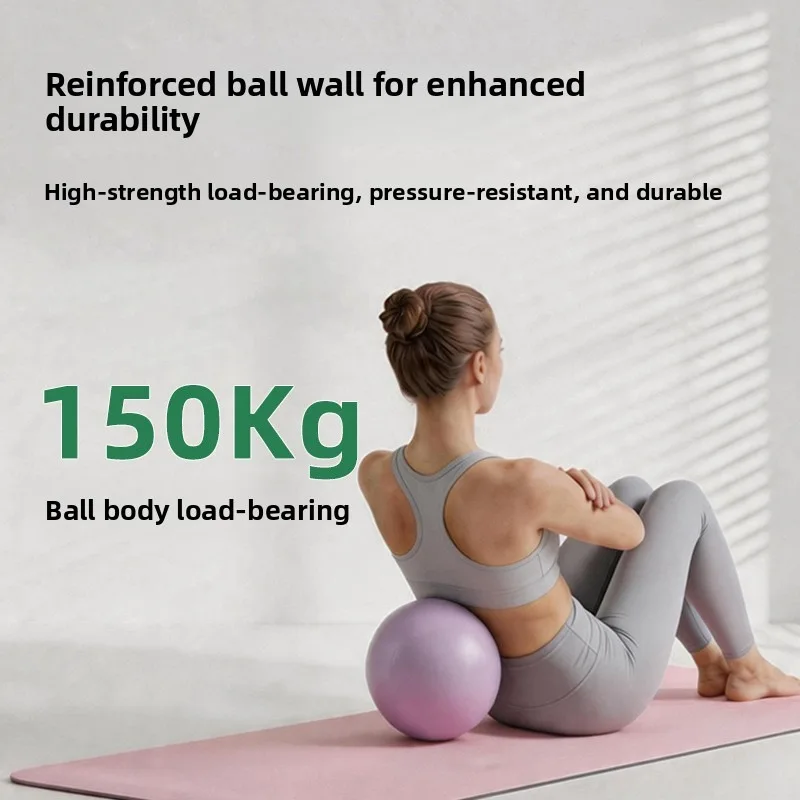 25cm Yoga Ball for Pelvic Floor Muscle Training Pilates Abdomen Rolling Yoga Ball for Stomach Flattening Pressure Relief