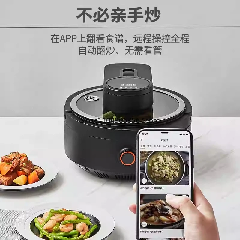 for CJ-A9 220V Dishes Making Machine Fully Automatic Household Intelligent Cooking Machines 1200W Kitchen Cooking Machinery A9